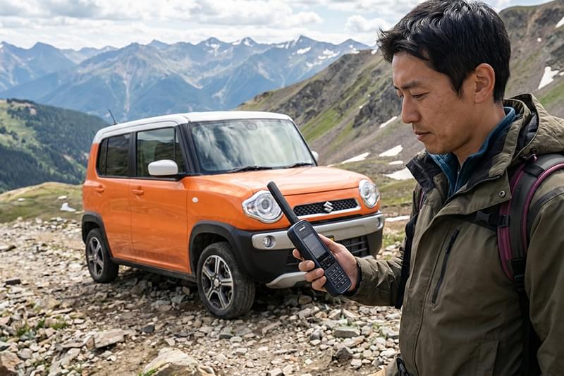電波の届かない森での切り札 緊急時も繋がる「衛星電話レンタル」