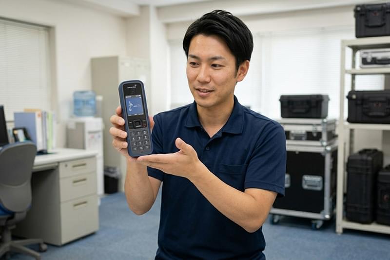 実物を使ってスタッフが直接レクチャー。確かな安心とともにご出発を。